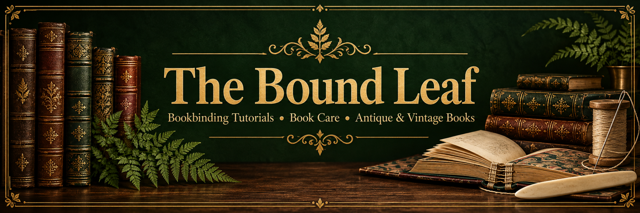 The Bound Leaf — Bookbinding Tutorials, Book Care, Antique & Vintage Books